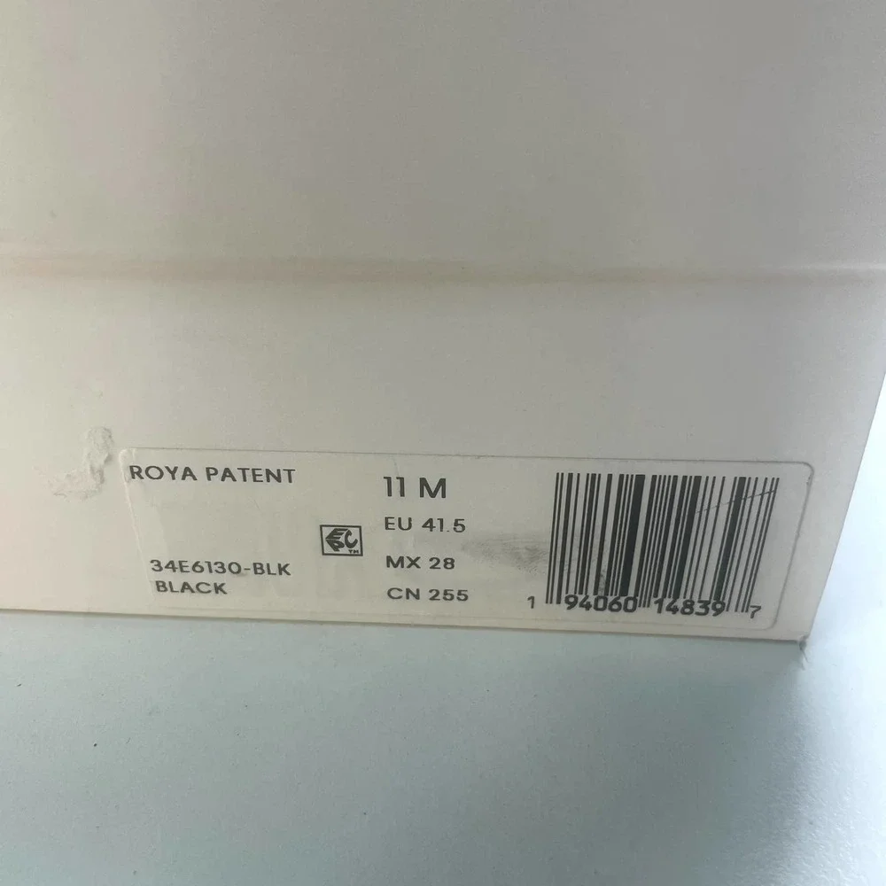 CALVIN Klein Womens Roya Patent Leather Dress Heels Black Size 11 NIB - Picture 10 of 10